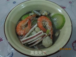 Seafood Noodles recipe