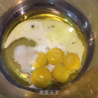 #新良first Baking Competition#black Sesame Chiffon recipe