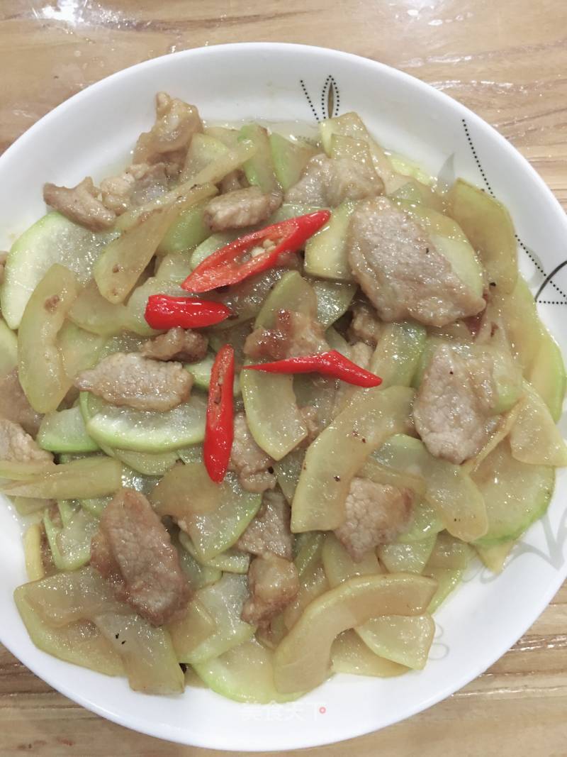 Stir-fried Pork with Calabash recipe