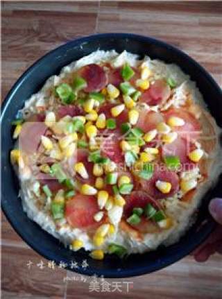 【sauce Season】cantonese Sausage Pizza recipe