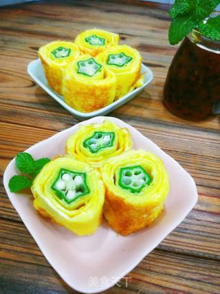 Okra Thick Egg Braised recipe