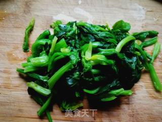 #团圆饭#peanuts Mixed with Spinach recipe