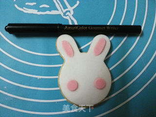 Super Cute Little Cute Rabbit Fondant Biscuits recipe