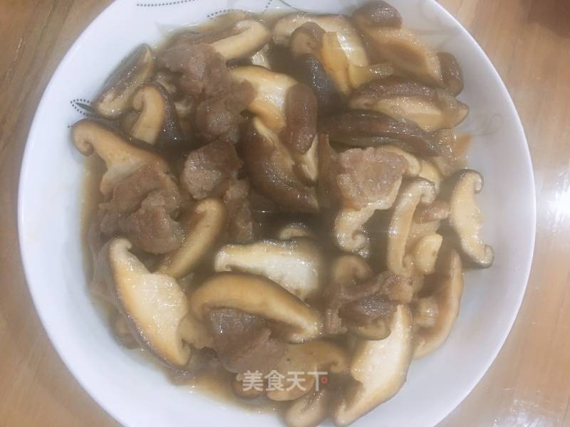 Stir-fried Mushrooms with Sliced Pork recipe