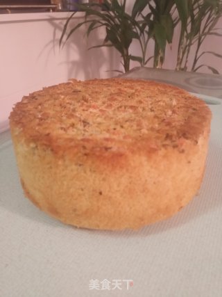 Salted Ham and Pork Floss Chiffon Cake (8 Inches) recipe