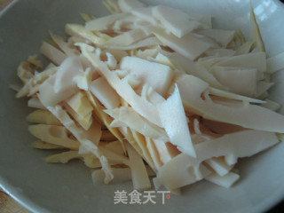 Spring Bamboo Shoots, Fungus, Yuba Silk recipe