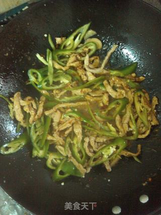 Green Pepper Shredded Pork recipe