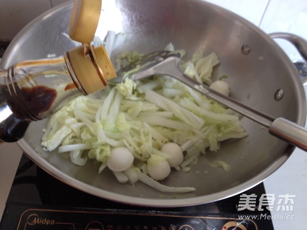 Cabbage Vermicelli Fish Ball Soup recipe