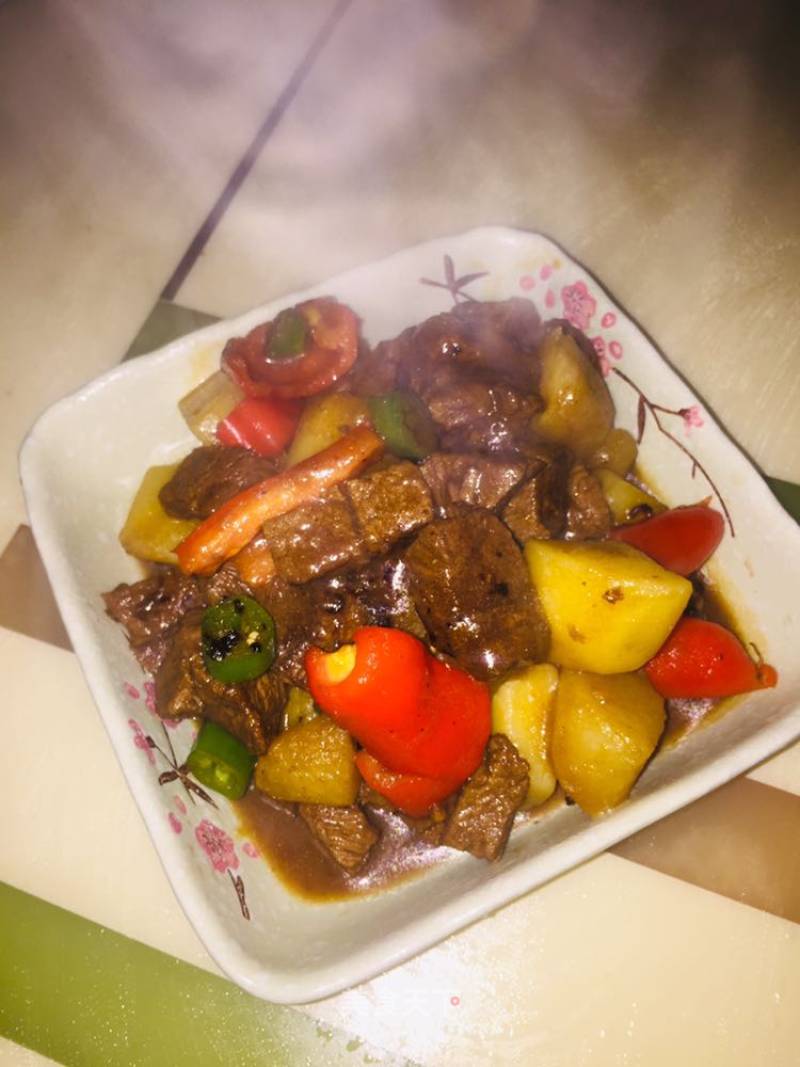 Roast Potatoes and Beef recipe