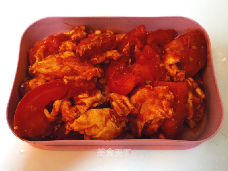 Niuniu's Diet Meal-scrambled Eggs with Tomatoes recipe