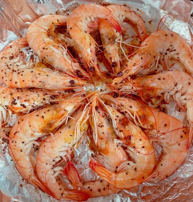 Salt Baked Prawns recipe
