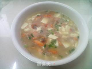 Prawn Tofu Soup recipe