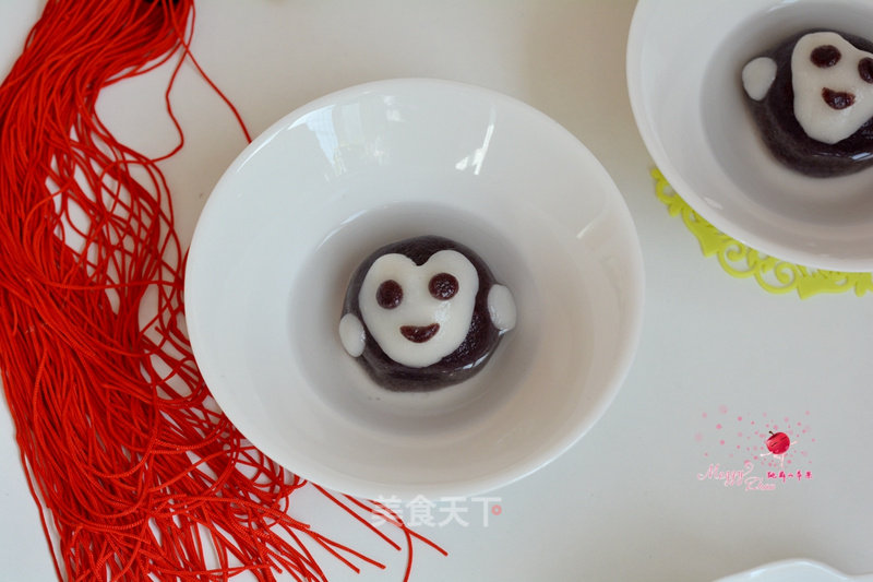 Hericium Glutinous Rice Balls and Panda Glutinous Rice Balls recipe