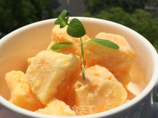 Three-step Heat Relief Food-mango Yogurt Ice Cubes recipe