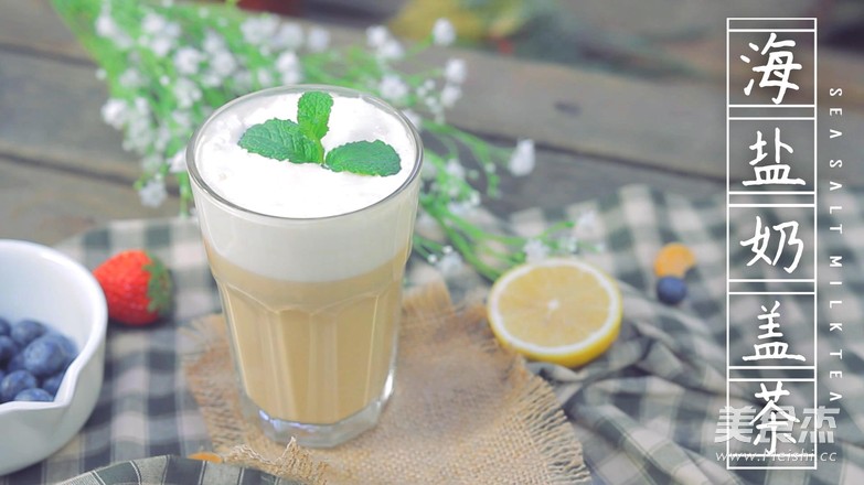 Caramel Milk Tea with Sea Salt Milk Cover recipe