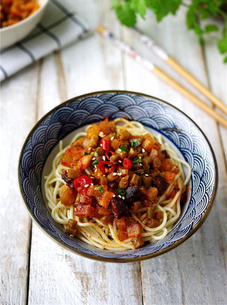 Cold Noodles with Capers
