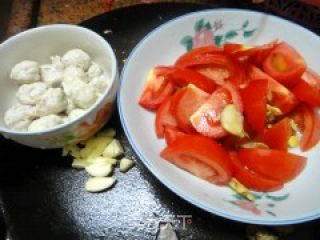 Pork Ball Tomato Egg Drop Soup recipe