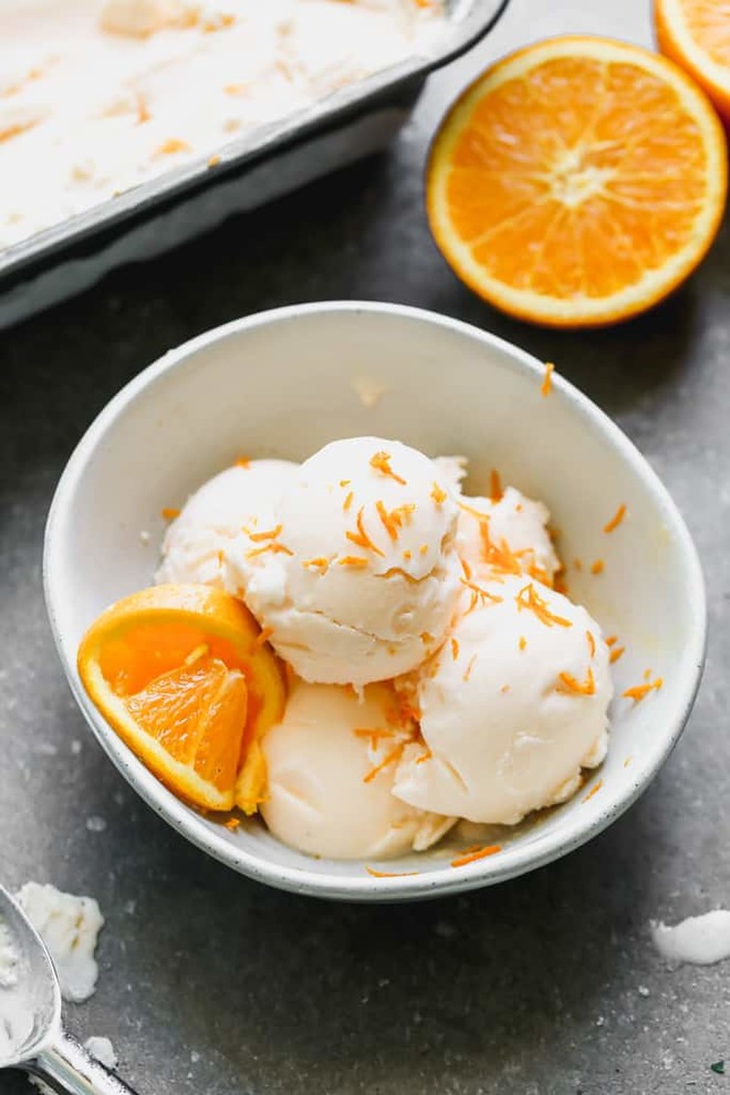 Orange Full of Ice Cream recipe