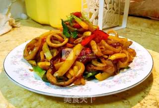 Stir Fried Squid Rings recipe