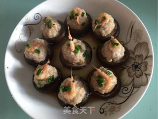 Krill Meat Stuffed Mushrooms recipe