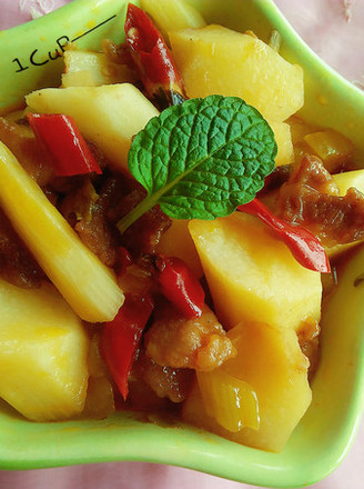 Lunch, Home-cooked Flavor, Diced Pork with Yam recipe