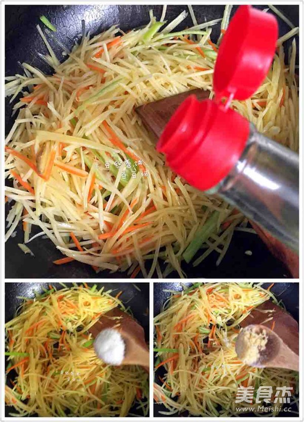 Shredded Potato Burrito recipe