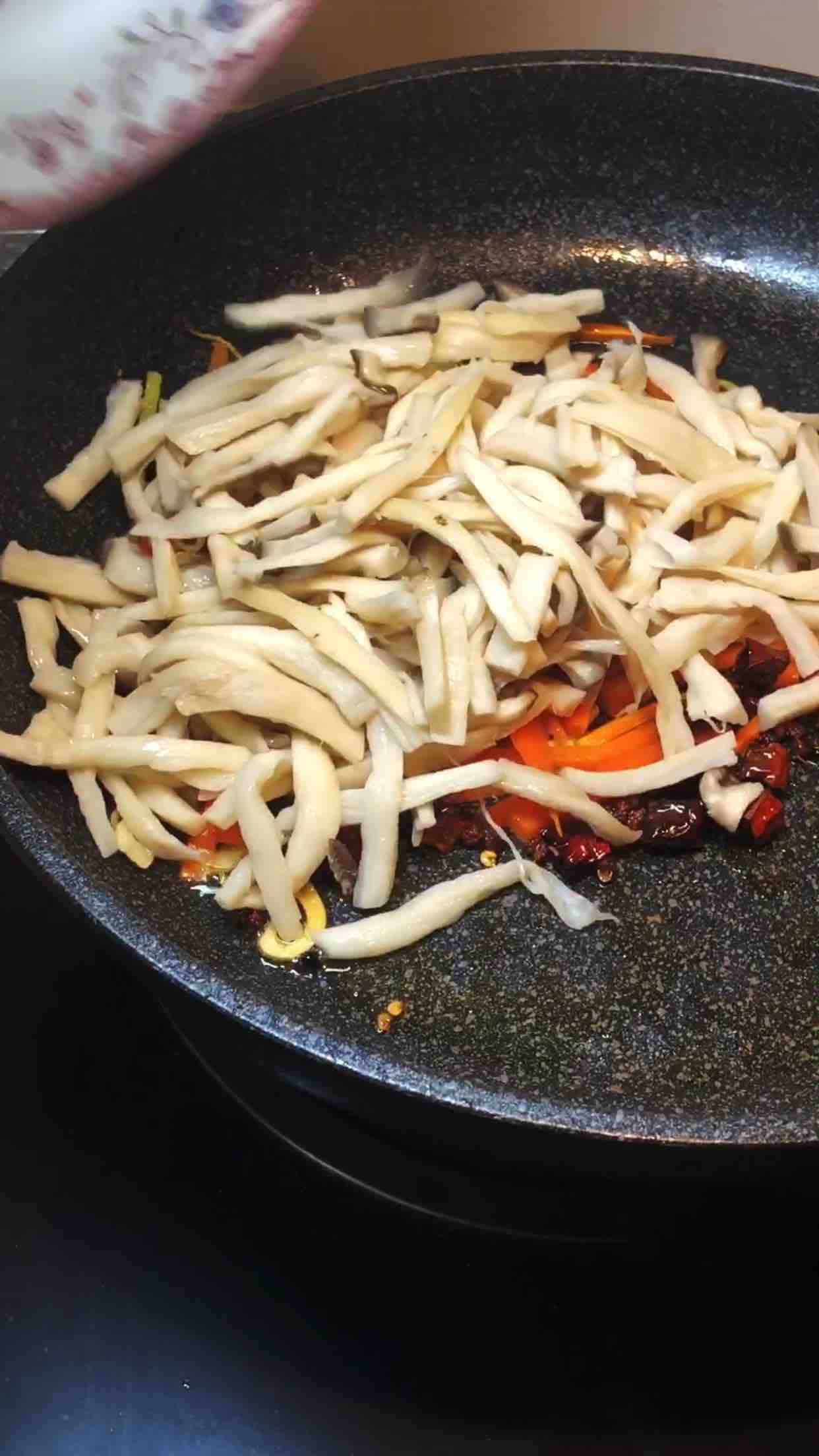 Vegetarian Fried Pleurotus Eryngii recipe