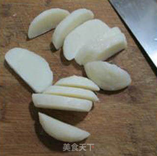 Glutinous Rice Cakes with Chives, Pepper and Salt recipe