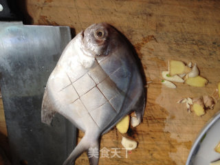 Steamed White Pomfret recipe