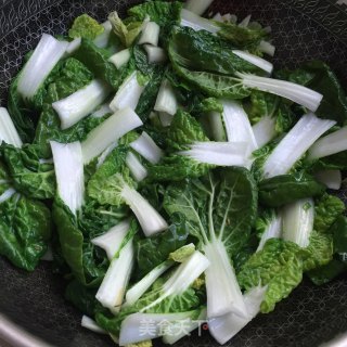 Stir-fried Rape recipe