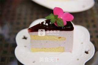 #aca烤明星大赛#blueberry Mousse Cake recipe
