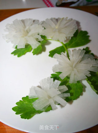 【simple and Beautiful, Healthy and Beautiful】crystal White Jade Chrysanthemum recipe