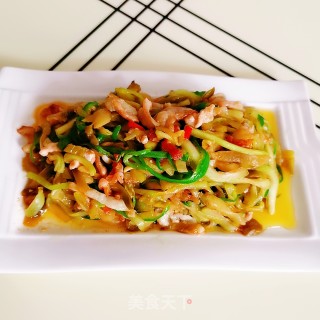 Stir-fried Mustard with Watermelon Peel recipe