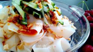 #aca烤明星大赛# Refreshing Liangpi (no-failure for No-washing Noodles) recipe
