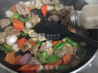 Home-style Fried Lamb Slices recipe