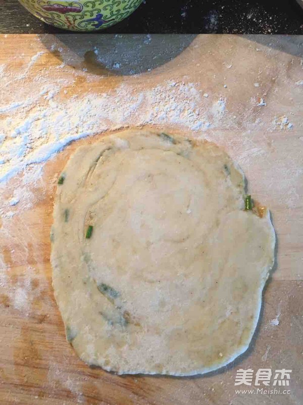 Green Onion Pancakes with Tahini Sauce recipe