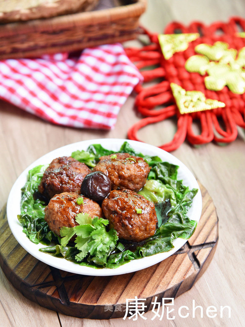 Meat Ball with Soy Sauce recipe