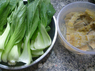 Lamb Tail Bamboo Shoots Stir-fried Hand-made Vegetables recipe