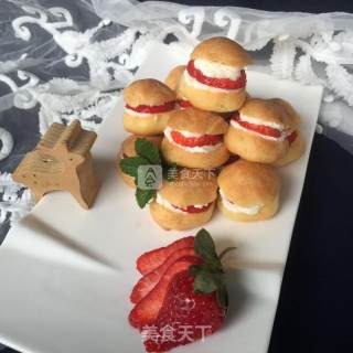 Strawberry Cream Puffs recipe