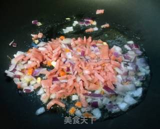 Mashed Potatoes, Shrimp, Vegetables and Cheese recipe