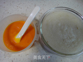 Original Bone Broth Minced Pork Congee + Bone Broth Carrot Puree recipe