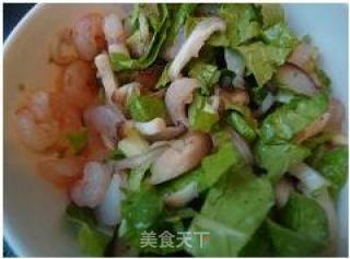 Creative Q Version Shiitake Mushroom and Shrimp Intestine Noodles recipe