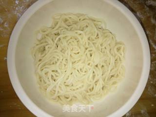 Warm Gourmet Big Meat Noodles recipe