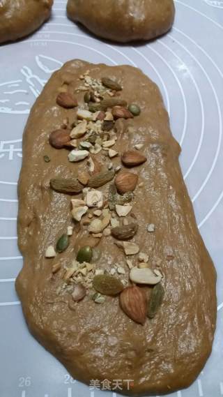#新良第一节烤大赛#brown Sugar Nut Germ Bag recipe