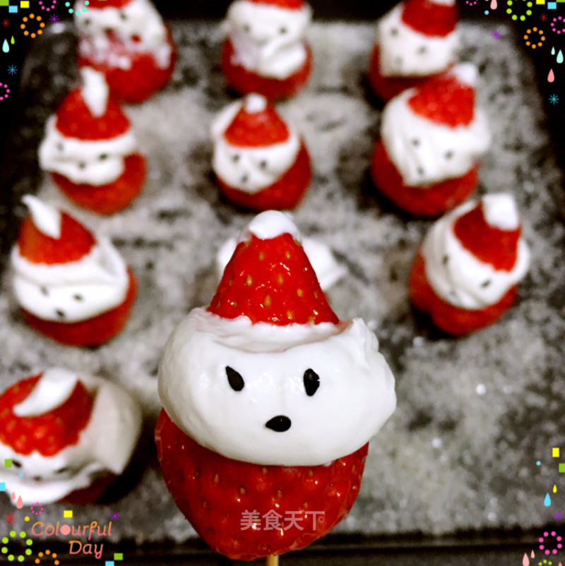 Strawberry Santa recipe