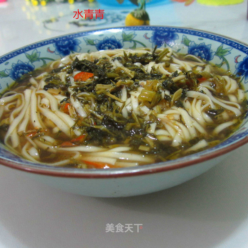 Mei Cai Noodle Soup recipe