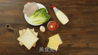 Westinghouse Special Cheese Ham and Egg Sandwich recipe