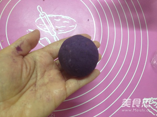 Purple Sweet Potato Egg Yolk Matcha Crisp recipe