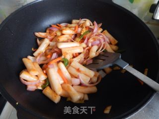 Rice Cake with Gushao Sauce recipe