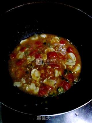 Tomato Seafood Spaghetti recipe